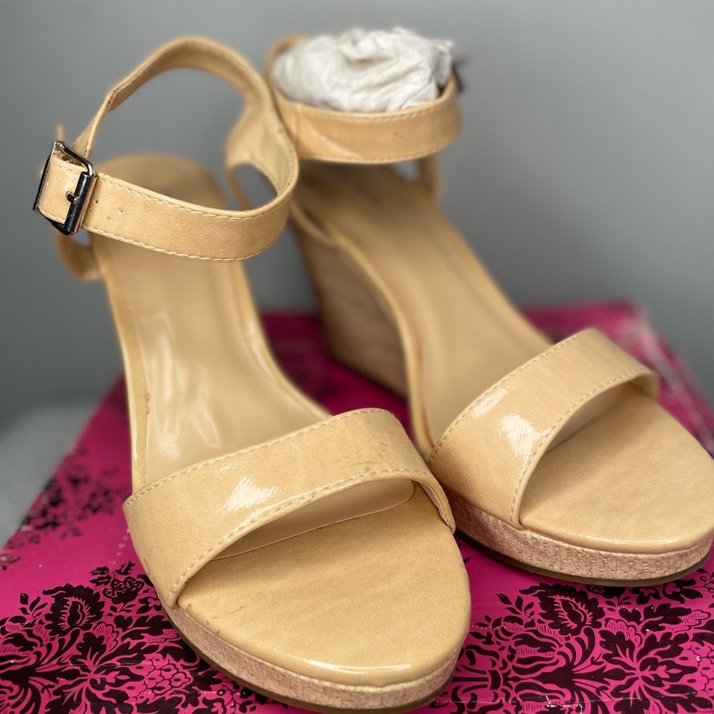 Beige Wedges - Picture 3 of 3
